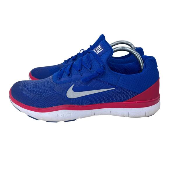 Nike Free Trainer V7 New York Giants NFL Running Shoes‎ Mens 10 Blue AA1948-406 main image 7